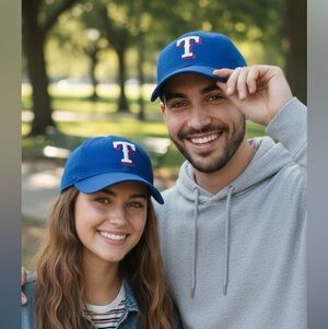 Texas Rangers New Era Adjustable Hat Snapback Cap MLB Embroidered Logo OS